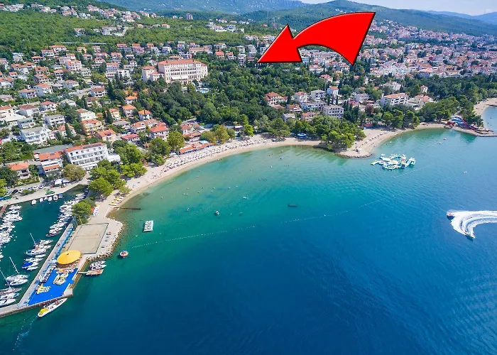 500 Meter Zum Sandstrand Mit Pool Crikvenica